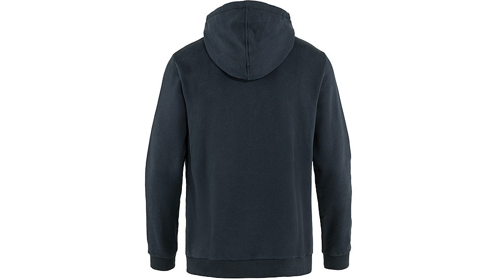 Fjallraven Logo Hoodie - Mens, Dark Navy, Medium, F84144-555-M