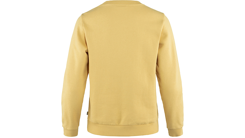 Fjallraven Logo Sweater - Womens, Mais Yellow, Medium, F84143-133-M
