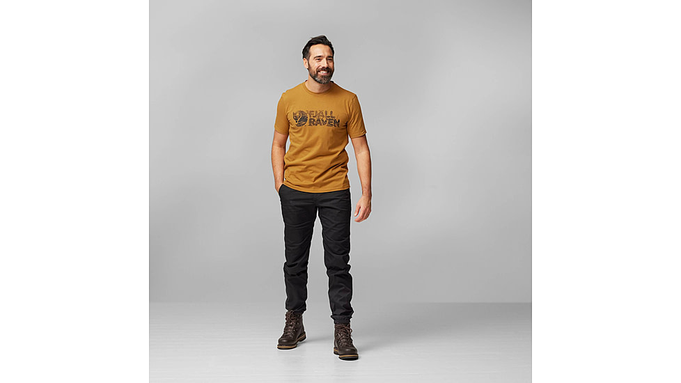 Fjallraven Lush Logo T-Shirt - Mens, Acorn, Medium, F12600219-166-M
