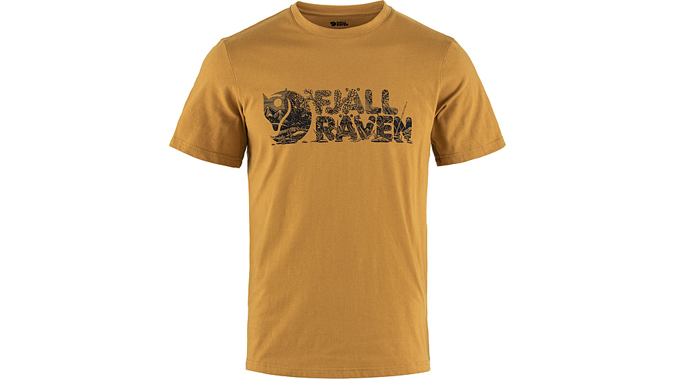 Fjallraven Lush Logo T-Shirt - Mens, Acorn, Medium, F12600219-166-M