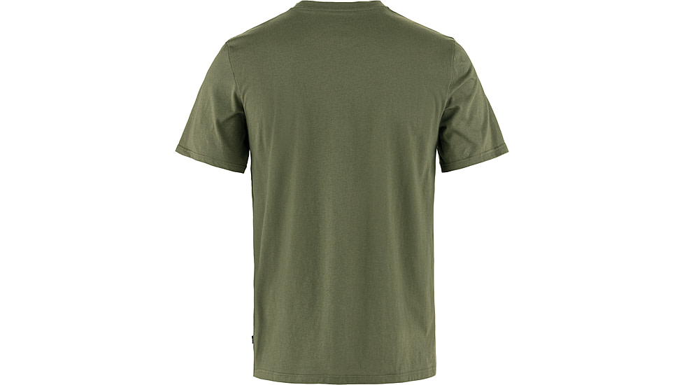 Fjallraven Lush Logo T-Shirt - Mens, Laurel Green, Medium, F12600219-625-M