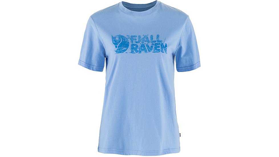 Fjallraven Lush Logo T-Shirt - Womens, Ultramarine, 2XS, F14600165-537-XXS
