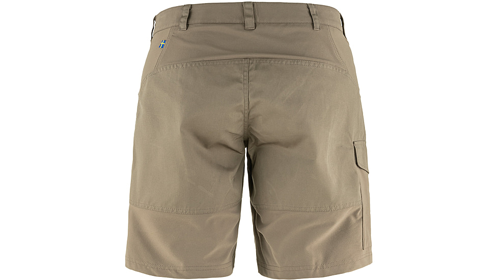 Fjallraven Nikka Shorts Curved - Womens, Suede Brown, 44, F89731-244-44