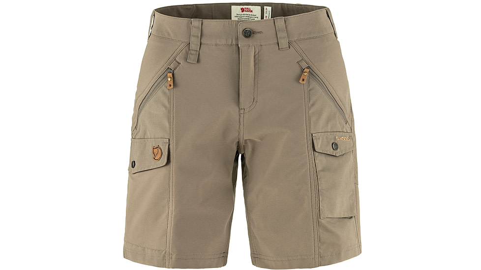 Fjallraven Nikka Shorts Curved - Womens, Suede Brown, 44, F89731-244-44
