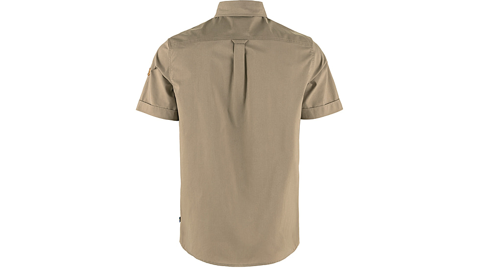 Fjallraven Ovik Air Stretch Short Sleeve Shirt - Mens, Suede Brown, Small, F12600213-244-S