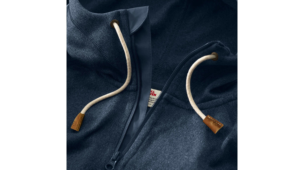 Fjallraven Ovik Fleece Hoodie - Mens, Navy, Small, F82252-560-S