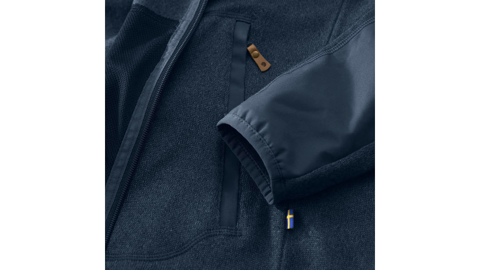 Fjallraven Ovik Fleece Hoodie - Mens, Navy, Small, F82252-560-S