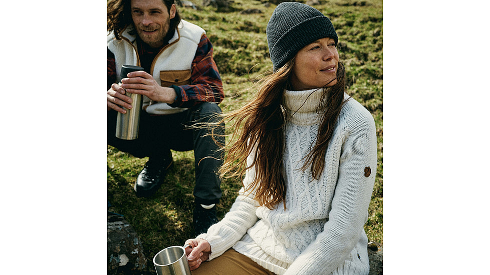 Fjallraven Ovik Lite Padded Shirt - Mens, Autumn Leaf-Dark Navy, Medium, F87069-215-555-M