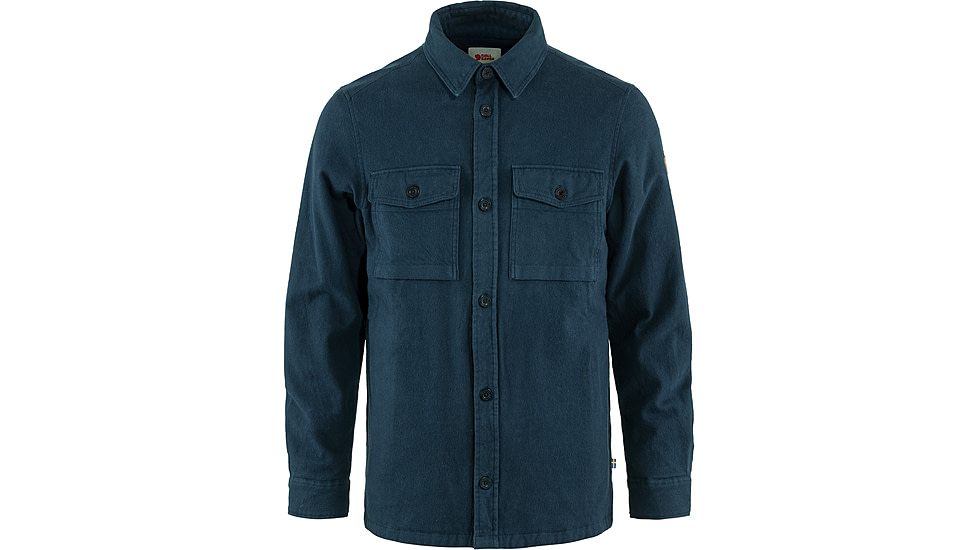 Fjallraven Ovik Lite Padded Shirt - Mens, Dark Navy-Dark Navy, Medium, F87069-555-555-M