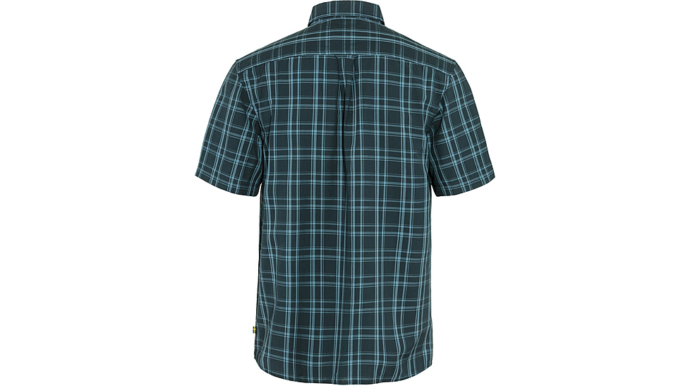 Fjallraven Ovik Lite Short Sleeve Shirt - Mens, Dark Navy/Dawn Blue, Small, F87038-555-543-S