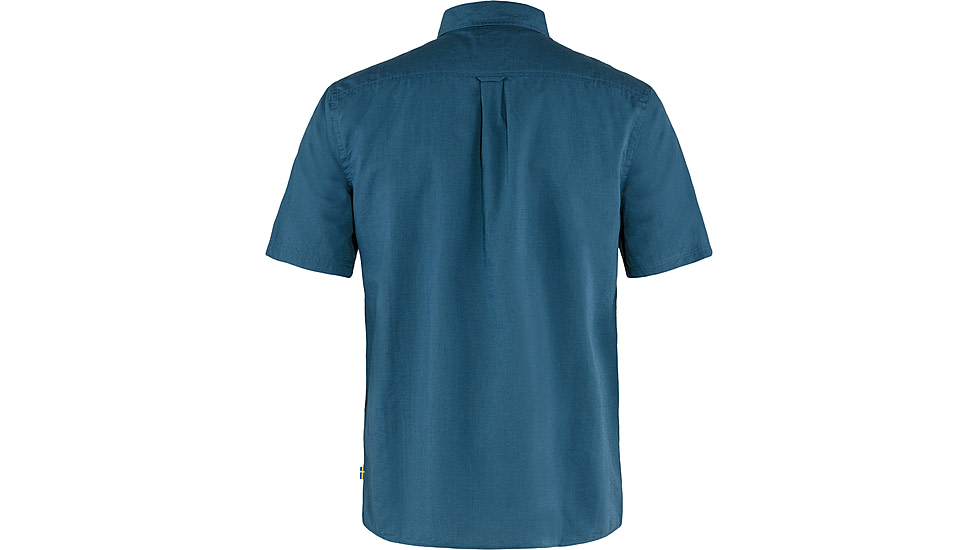 Fjallraven Ovik Lite Short Sleeve Shirt - Mens, Uncle Blue, Small, F87038-520-S