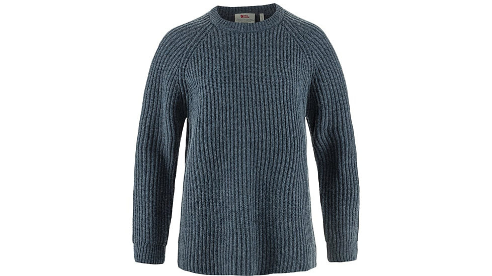 Fjallraven Ovik Rib Sweater - Womens, Navy, Large, F14600183-560FR-L