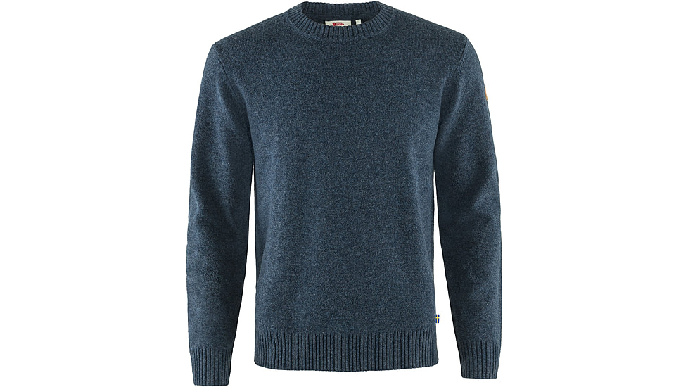 Fjallraven Ovik Round-Neck Sweater - Mens, Navy, Small, F87323-560-S