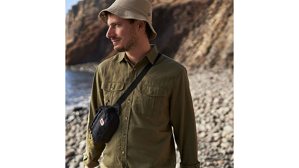 Fjallraven Ovik Travel Long Sleeve Shirt - Mens, Green, Extra Small, F87208-620-XS