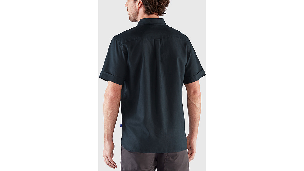 Fjallraven Ovik Travel Short Sleeve Shirt - Mens, Dark Navy, 2XL, F87039-555-XXL