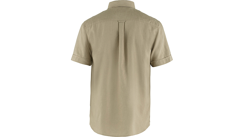 Fjallraven Ovik Travel Short Sleeve Shirt - Mens, Sand Stone, Small, F87039-195-S