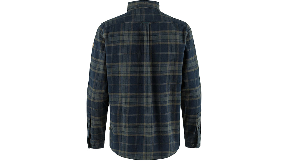 Fjallraven Ovik Twill Shirt - Mens, Dark Navy/Basalt, Small, F81478-555-050-S