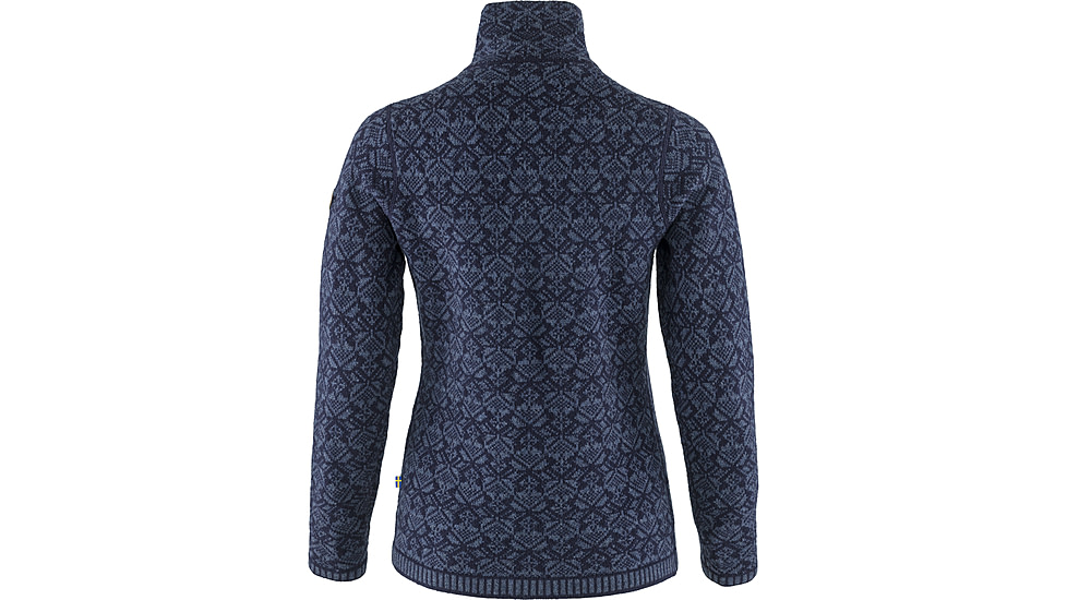 Fjallraven Snow Cardigan - Womens, Dark Navy, 2XS, F89912-555-XXS