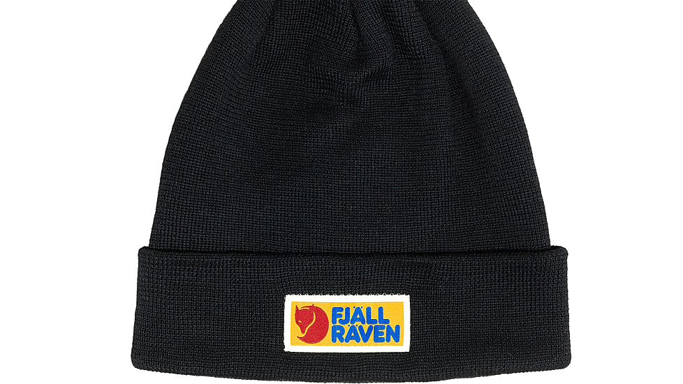 Fjallraven Vardag Classic Beanie, Black, One Size, F78141-550-OS