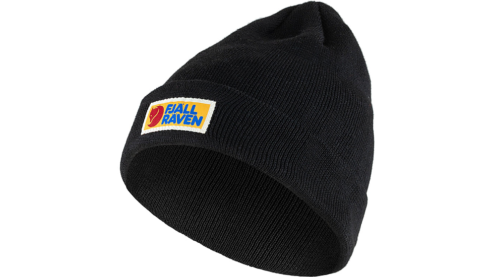 Fjallraven Vardag Classic Beanie, Black, One Size, F78141-550-OS