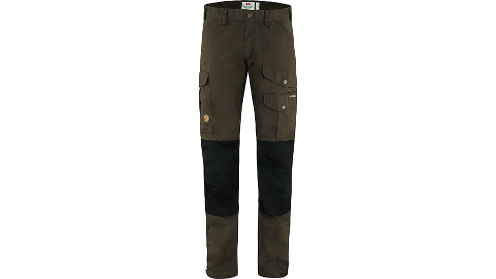 Fjallraven Vidda Pro Trouser - Mens, Regular Inseam, Dark Olive/Black, 50/Regular, F87177-633-550-50/R