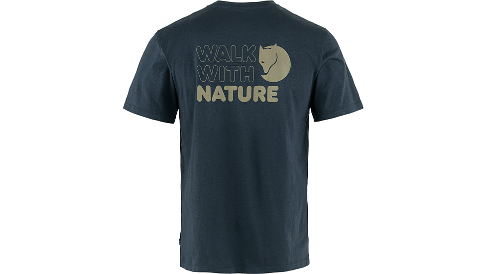Fjallraven Walkith Nature T-Shirt - Mens, Dark Navy, Extra Large, F12600216-555-XL