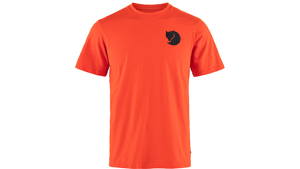 Fjallraven Walkith Nature T-Shirt - Mens, Flame Orange, Extra Large, F12600216-214-XL