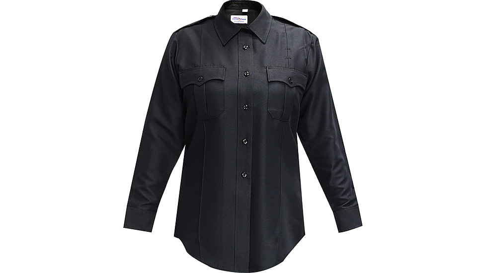 Flying Cross Command Long Sleeve Shirt w/ Zipper - Women's, LAPD Navy, Regular, 32 US Bust, 127R78Z8632REG