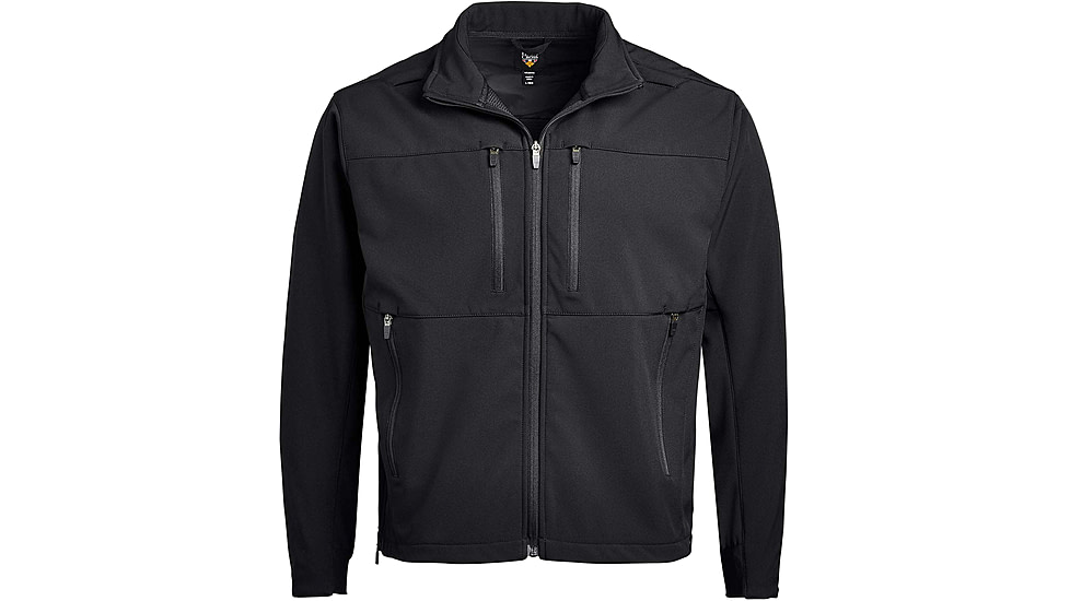 Flying Cross Dutyguard Full Zip Softshell Jacket - Mens, Black, Regular, Medium, 5740010MEDIUMREG