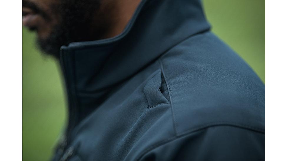 Flying Cross Dutyguard Full Zip Softshell Jacket - Mens, LAPD Navy, Long, Large, 5740086LARGELONG