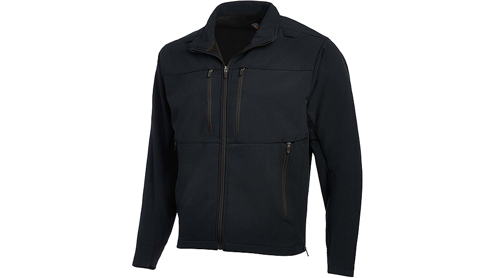 Flying Cross Dutyguard Full Zip Softshell Jacket - Mens, LAPD Navy, Long, Large, 5740086LARGELONG