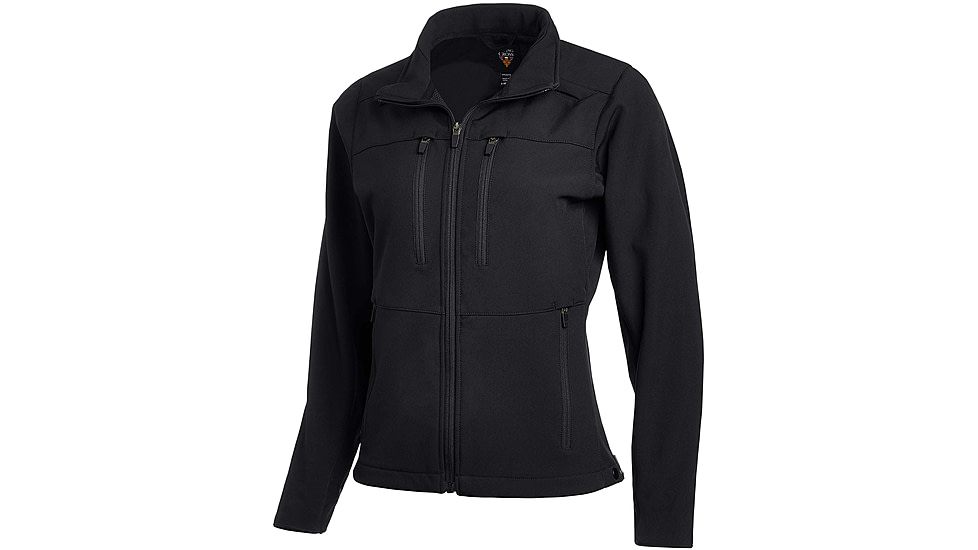 Flying Cross Dutyguard Full Zip Softshell Jacket - Womens, Black, Long, X-Large, 57400W10XLARGELONG