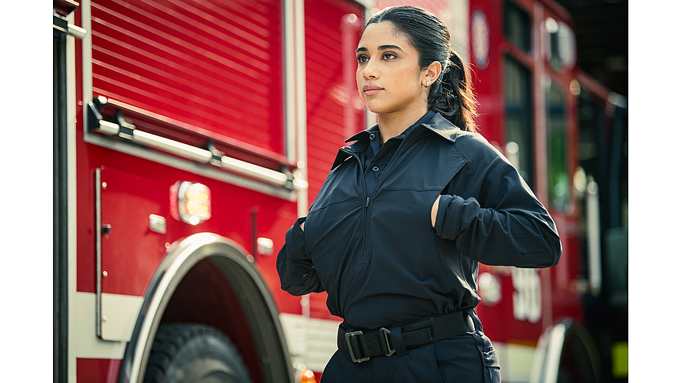 Flying Cross Dutyguard LT Pullover - Womens, LAPD Navy, Regular, Medium, 57110W86MEDIUMREG