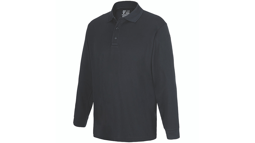 Flying Cross Long Sleeve Impact Polo Shirt - Men's, LAPD Navy, Extra Large, 322186XLARGENA
