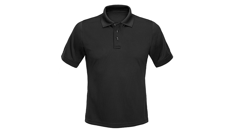 Flying Cross Short Sleeve Impact Polo, Black - 320010LARGENA