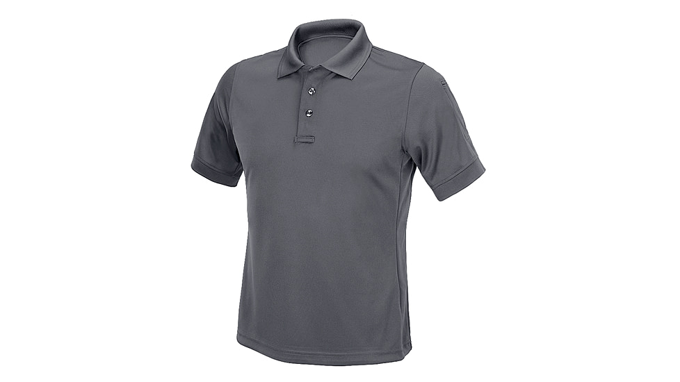 Flying Cross Short Sleeve Impact Polo - Men's, Gray, Extra Large, 320001XLARGENA