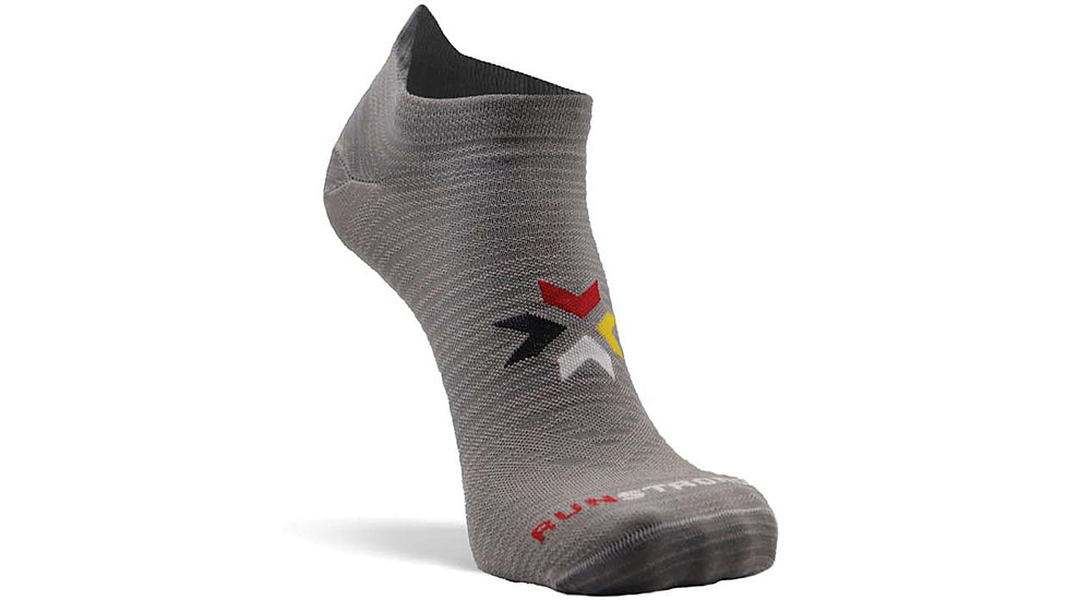 Fox River Canyon Ultra-Lightweight Ankle Running Sock, Grey, Extra Large, 173753