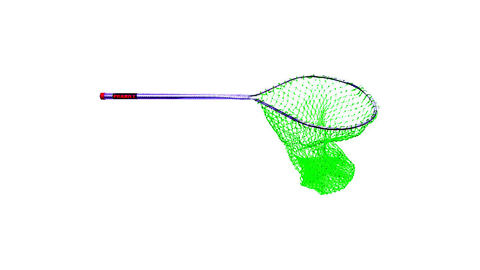 Frabill Sportman's Landing Nets, Black, 24 in, PMC2324