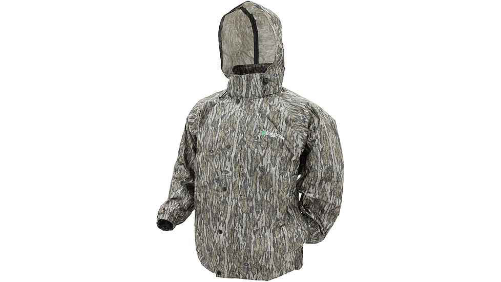 Frogg Toggs Pro Action Rain Jacket - Men's, Mossy Oak Bottomlands, Large, PA63123-50LG