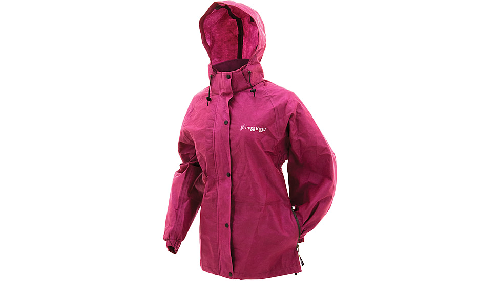 Frogg Toggs Pro Action Rain Jacket - Womens, Black Cherry, Large, PA63523-15LG