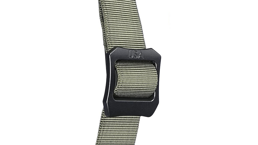 G-Code EDC Quest Belt, OD Green Belt/ Black Anodized Buckle, 4XL 52in-56in, QUEST-OD-BK-4XL