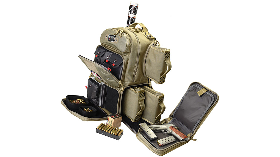 GPS Tall Tactical Range Backpack, Tan, GPS-T1913BPT