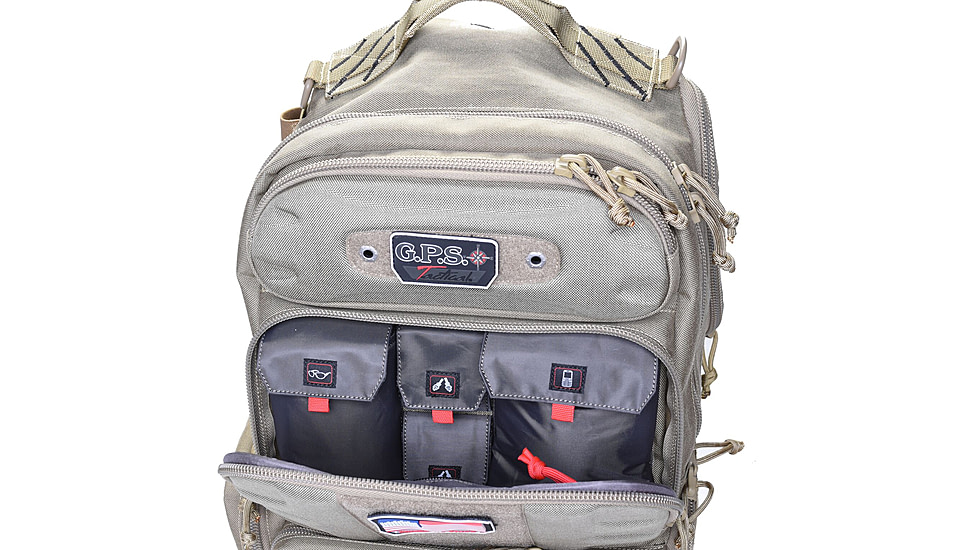 GPS Tall Tactical Range Backpack, Tan, GPS-T1913BPT