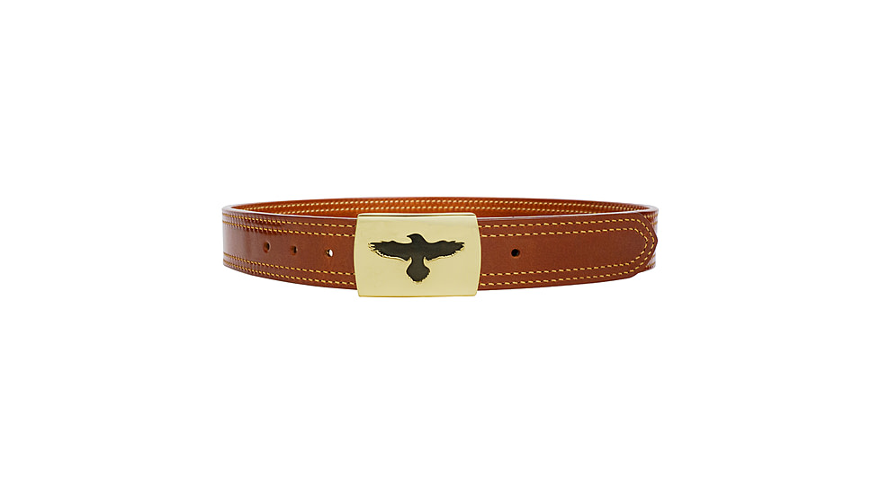 Galco SB32 1 1/2in Gunsite Raven Flat Back Buckle Holster Belt, Tan, 42in, SB32-42