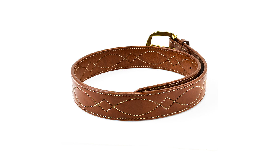 Galco SB6 Fancy Stitched Belt - Tan - Size - 34 SB6-34