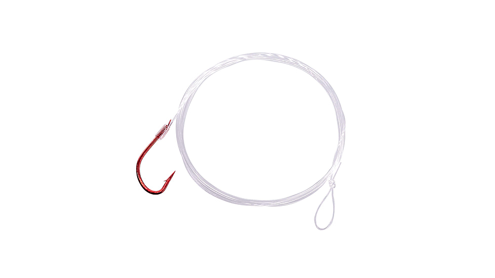 Gamakatsu French Hook Snell, Red, Size 9, 413809