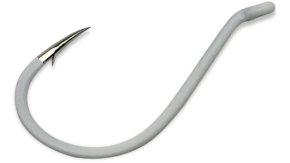 Gamakatsu Octopus Hook, Barbed, Needle Point Ringed Eye, Glow, Size 6, 7 per Pack, 02607-GL