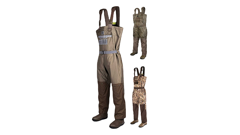 Gator Waders Shield Insulated Waders - Women's, Brown, Mossy Oak Bottomland, Realtree Max-7