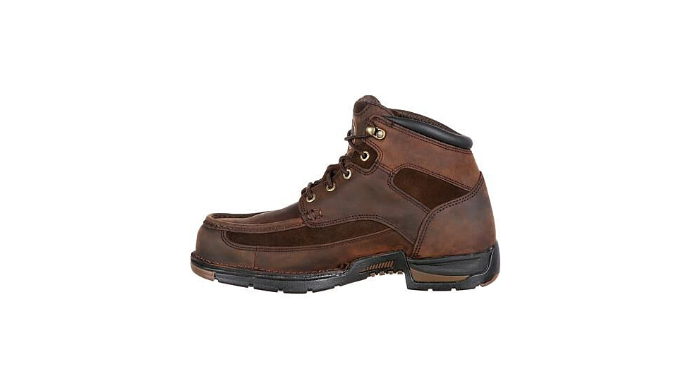 Georgia Boot Athens Waterproof 6 inch Work Boot w/Steel Toe - Men's, Brown, 13, G7603-130M