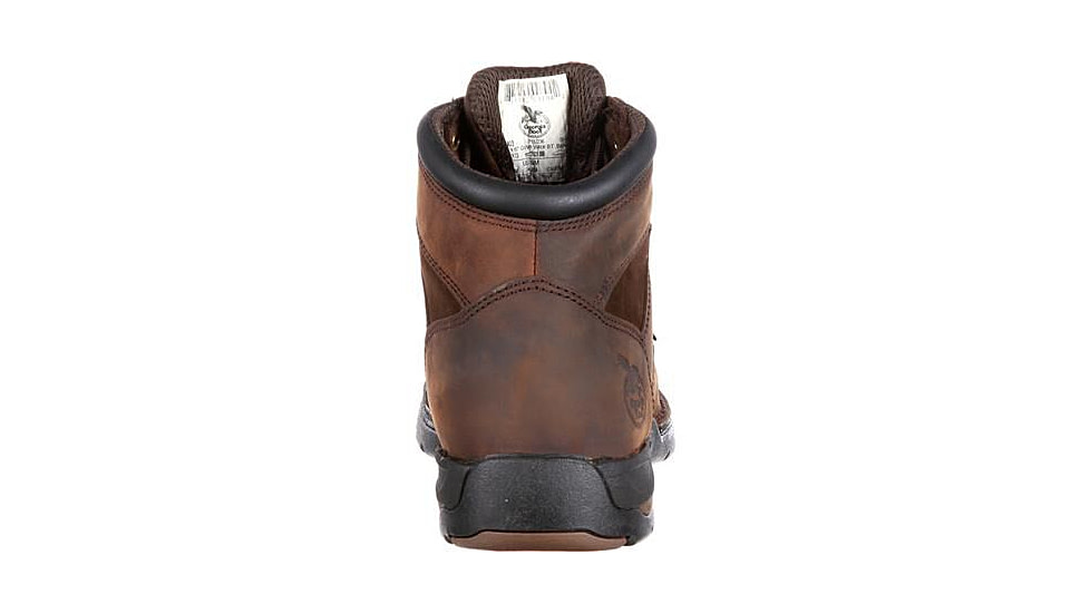 Georgia Boot Athens Waterproof 6 inch Work Boot w/Steel Toe - Men's, Brown, 13, G7603-130M